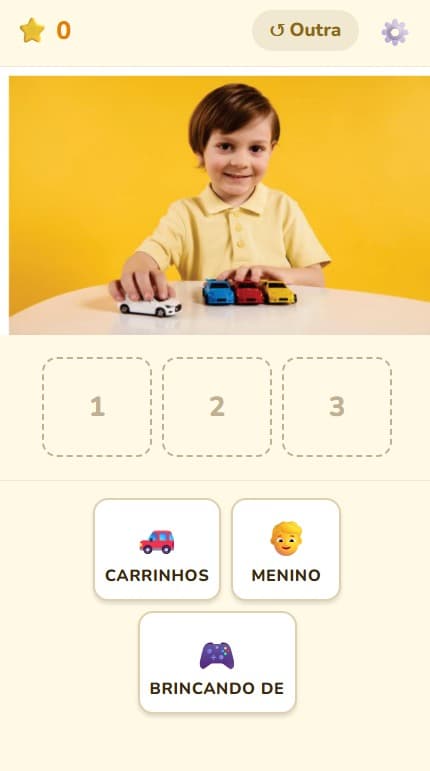 Palavras em Cartas